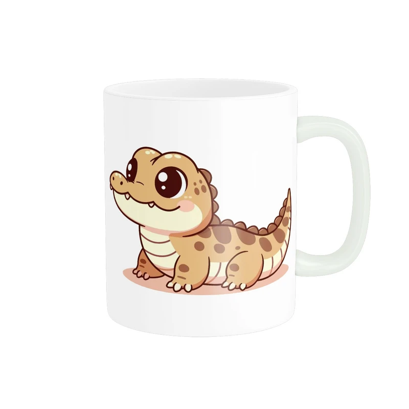 ماگ پاد آفرین مدل سوسمار کوچولو بامزه کارتونی کد 1169