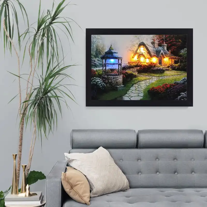 تابلو نوری گیم دکور مدل کلبه