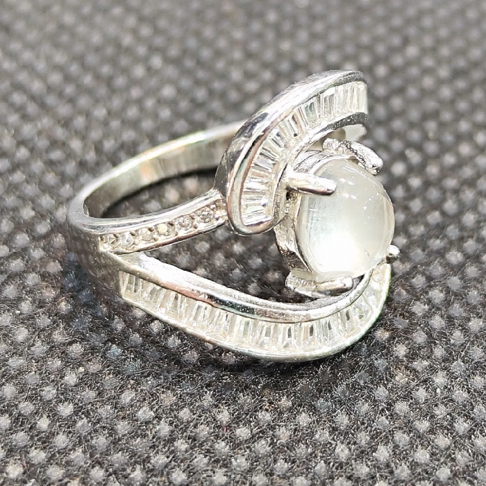 انگشتر نقره زنانه مدل سنگ در نجف کد 777