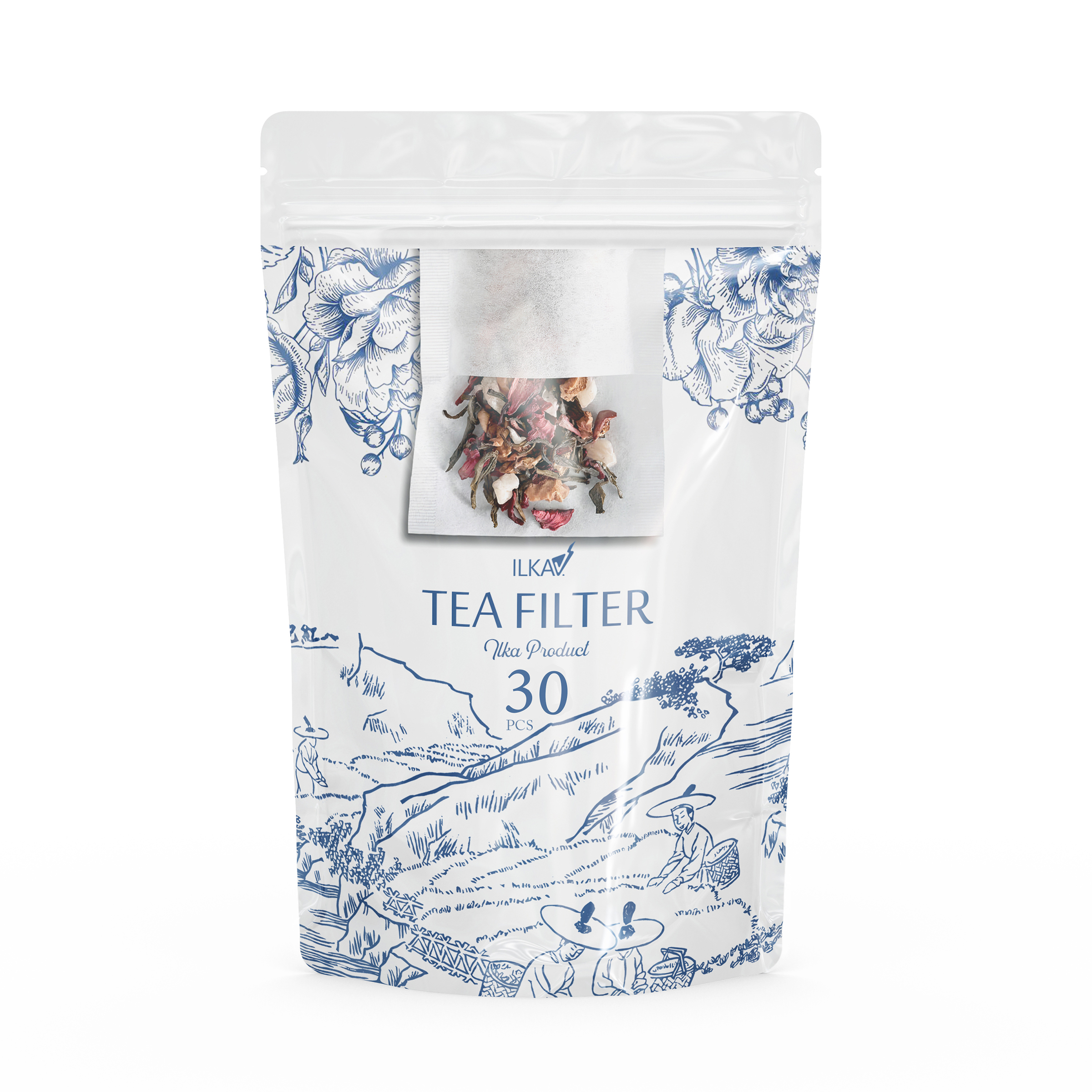 فیلتر چای ایلکا مدل پاکتی بسته 30 عددی