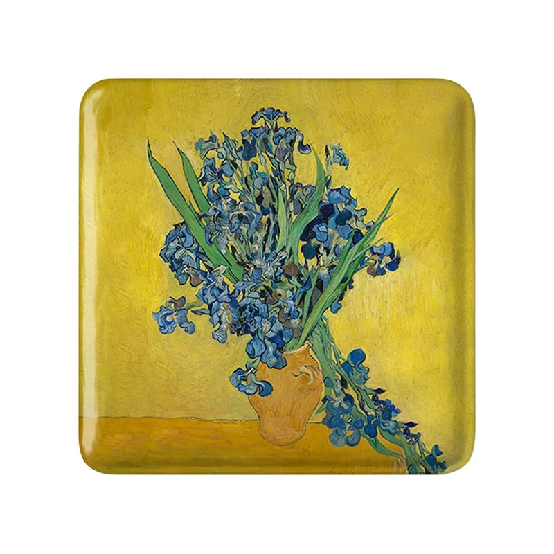 مگنت خندالو مدل نقاشی گلدان زنبق اثر ونسان ونگوگ کد 25468