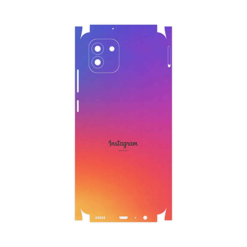 برچسب پوششی ماهوت مدل Instagram-FullSkin مناسب برای گوشی موبایل سامسونگ Galaxy A03