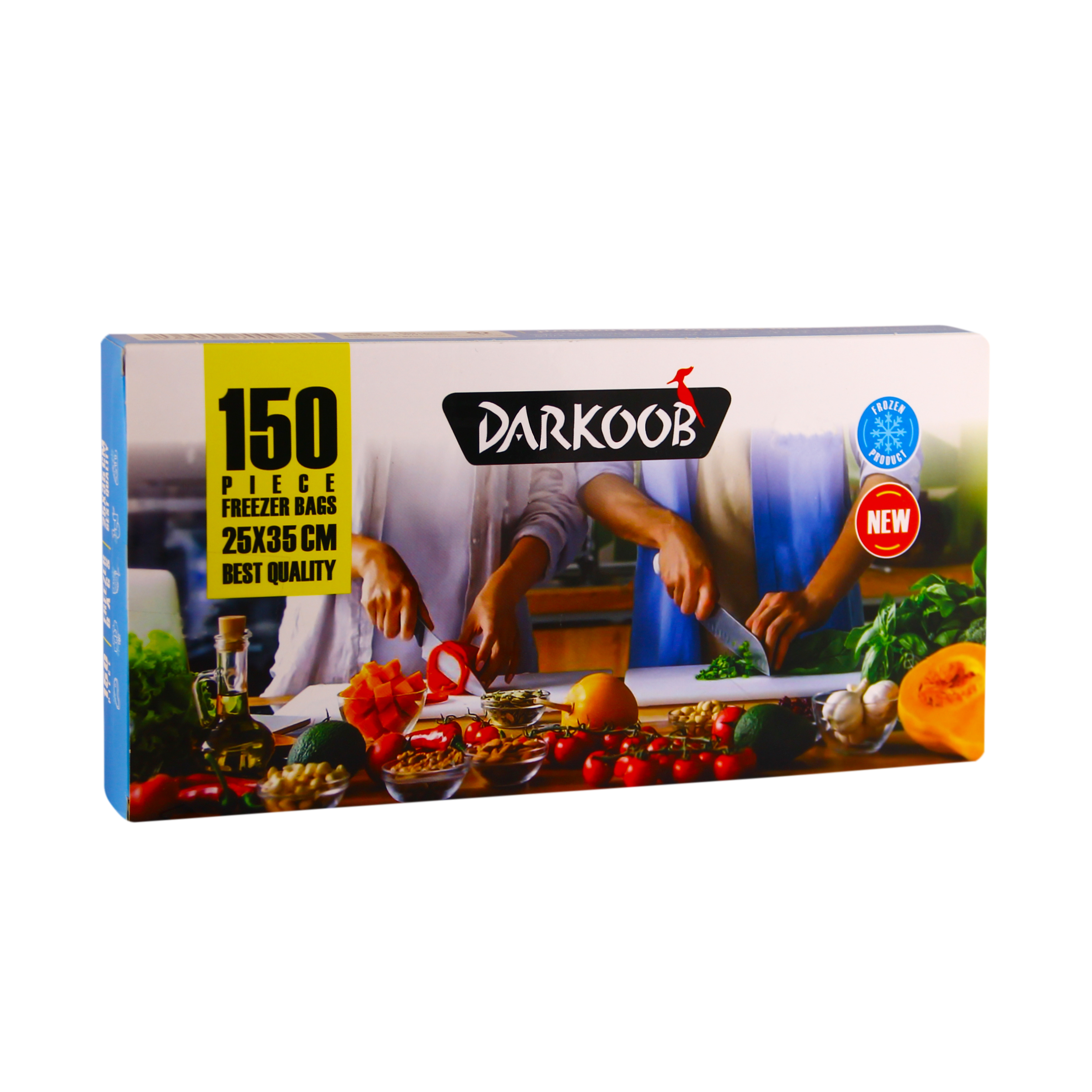 کیسه فریزر دارکوب مدل 01 بسته 150 عددی