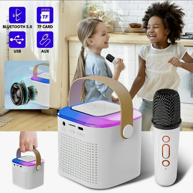 عکس شماره 8 : اسپیکر بلوتوثی کارائوکه مدل y1 plus