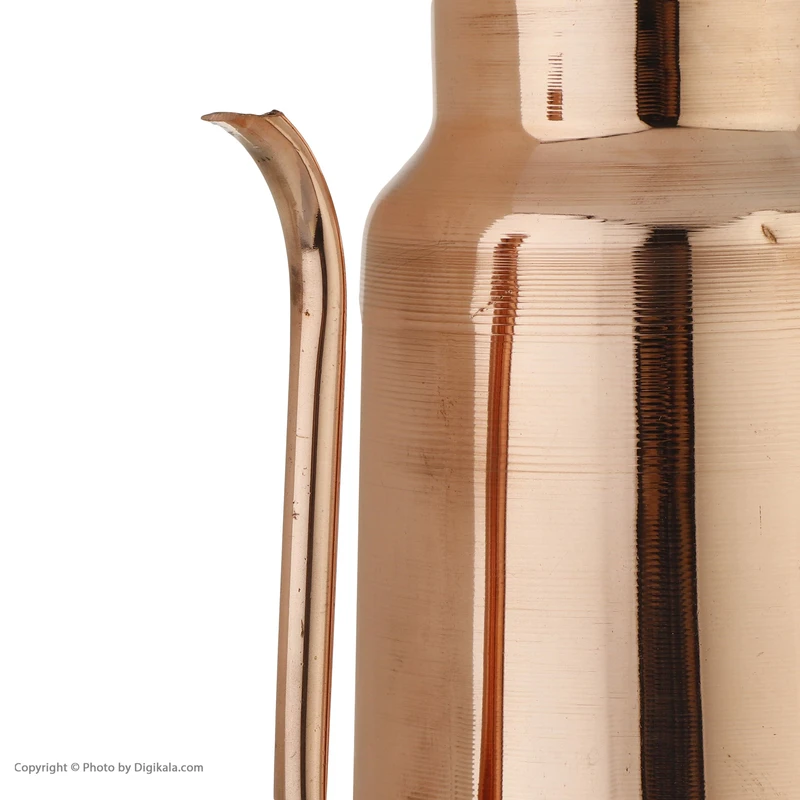 عکس شماره 3 : روغن دان مسی مس زنجان مدل دسته دار کد 012