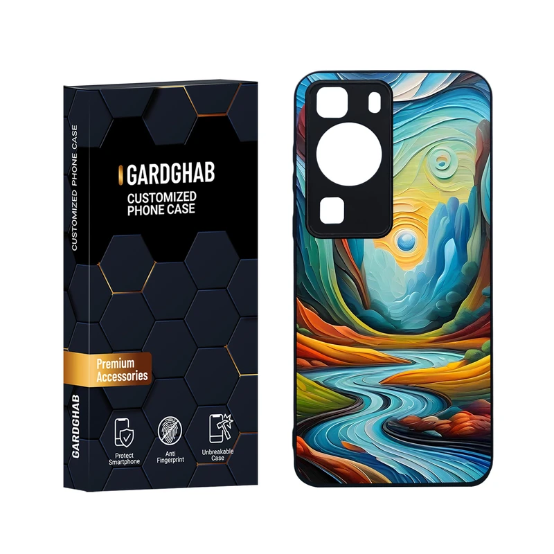 کاور گارد قاب مدل هنری مناسب برای گوشی موبایل هوآوی P60 / P60 Pro