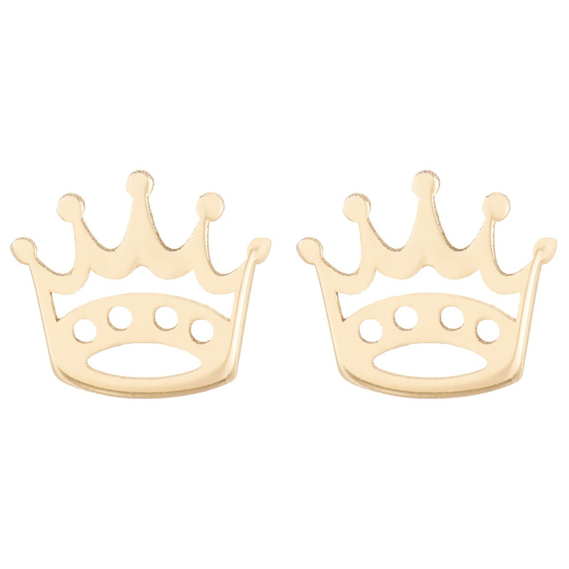 گوشواره طلا 18 عیار رزا مدل EG09