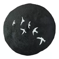 سنگ تزئینی طرح نقاشی شده مدل پرنده