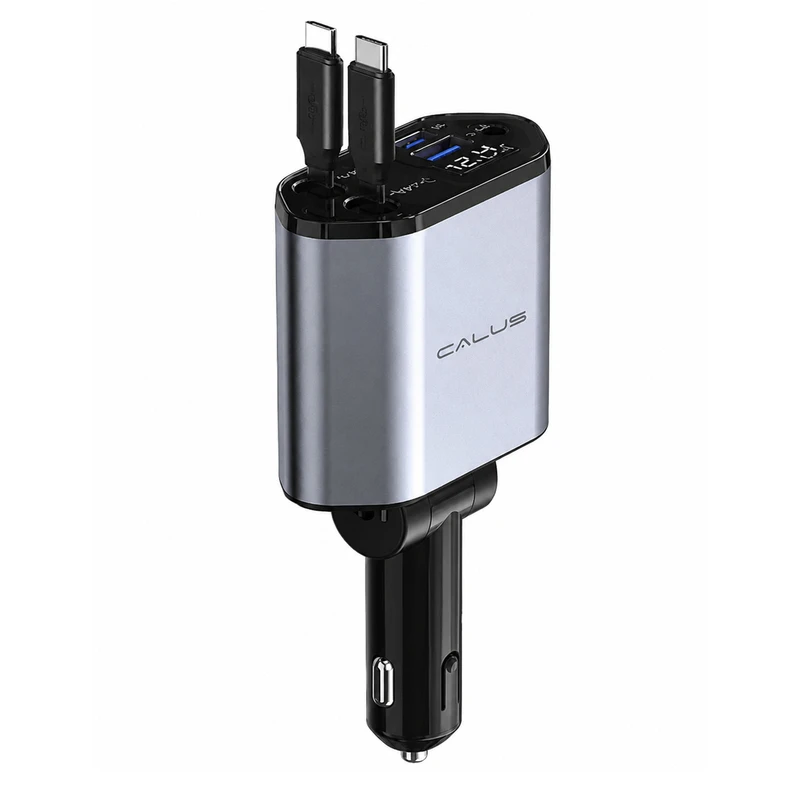 شارژر فندکی 66 وات 4 پورت کالوس مدل CAR06 4in1