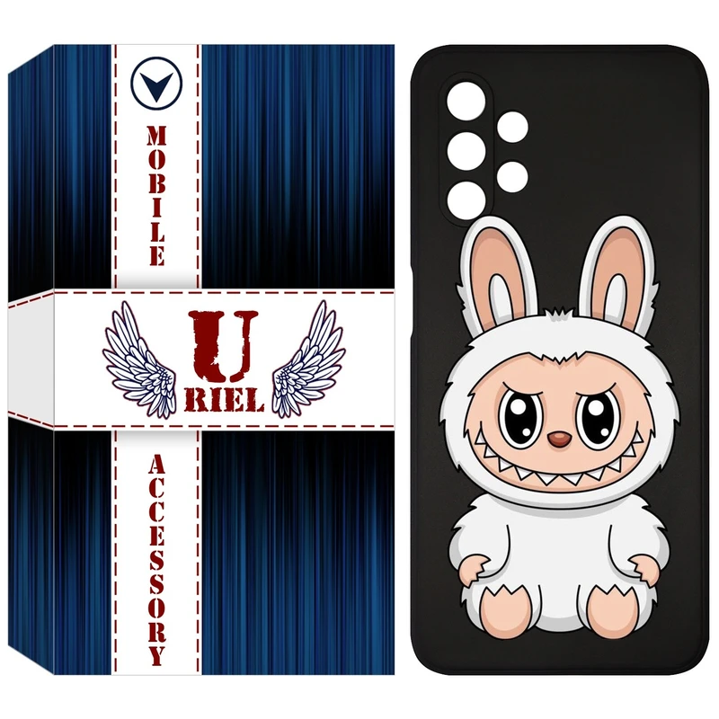 کاور یوریل قاب مدل KSH کد 113 طرح عروسک لبوبو مناسب برای گوشی موبایل سامسونگ Galaxy A13 4G