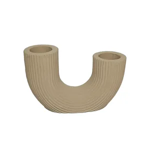  شمعدان بتنی مدل یو