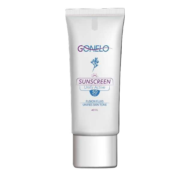 کرم ضد آفتاب بدون رنگ گونلو SPF50  مدل یونیفای اکتیو مناسب برای انواع پوست حجم 40 میلی‌لیتر