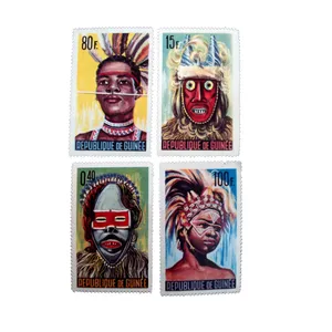 تمبر یادگاری مدل سرخ پوست کد DS2707 مجموعه 4 عددی