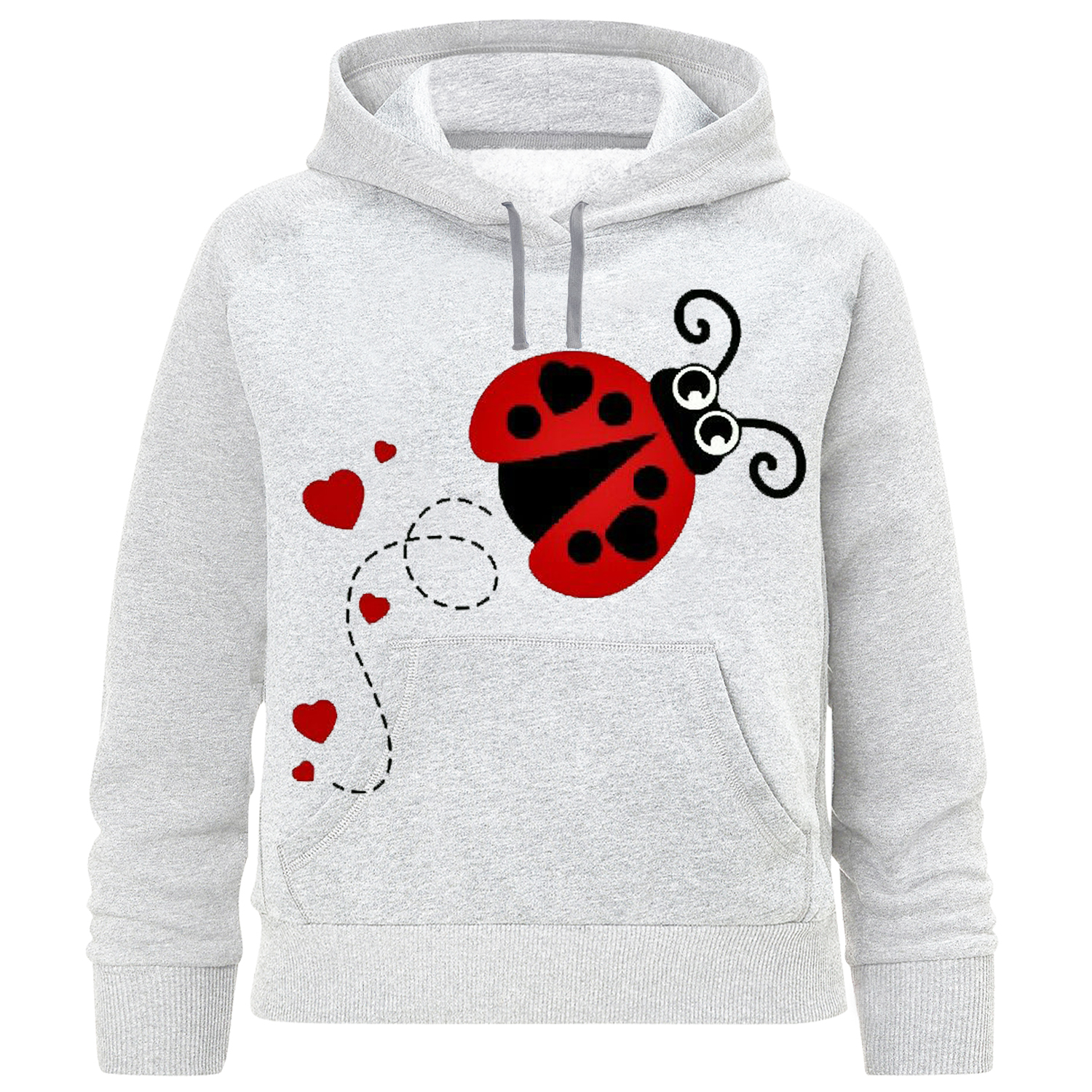 هودی دخترانه مدل کفشدوزک A161