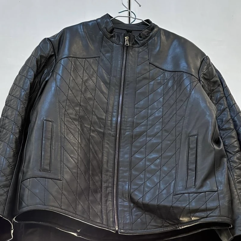 عکس شماره 4 : کت چرم مردانه مدل چرم طبیعی سالینو کد m04