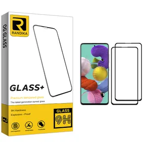 Randika GLD Screen Protector For Samsung Galaxy A51 Pack Of 2