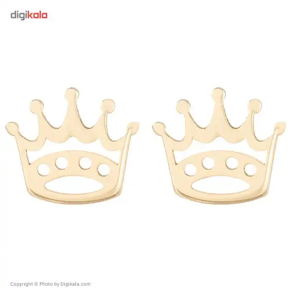 گوشواره طلا 18 عیار زنانه رزا مدل EG09