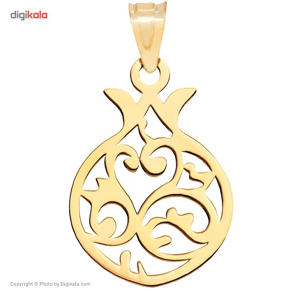 آویز گردنبند طلا 18 عیار زنانه ماهک مدل MM0341 طرح انار و قو آویز گردنبند طلا 18 عیار زنانه ماهک مدل MM0341 طرح انار و قو