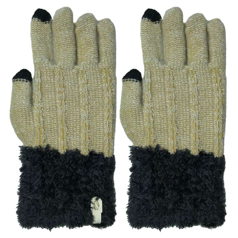 دستکش بافتنی زنانه تارتن مدل 38011