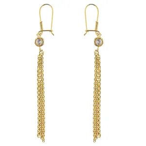 گوشواره نقره زنانه مدل AVN-G013 