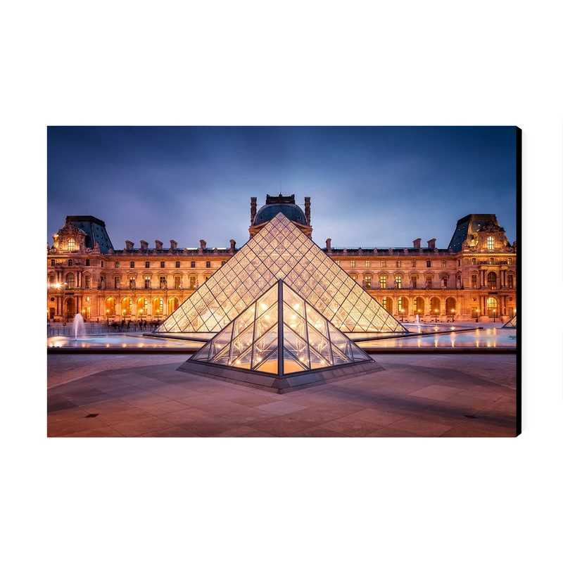 تابلو شاسی عرش طرح گردشگری فرانسه مدل موزه لوور Louvre Museum کد As5701