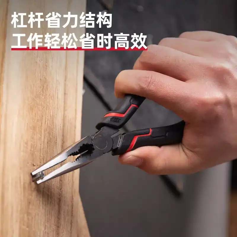 انبر دم باریک دلی مدل DL101106 سایز 6 اینچ