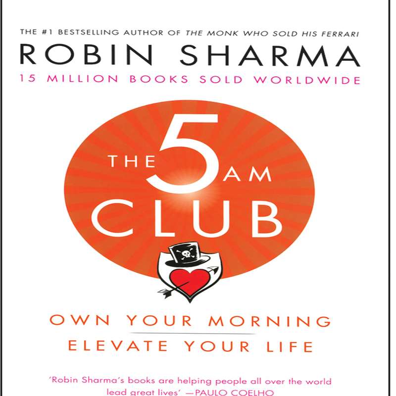 کتاب  زبان The 5 AM Club اثر Robin Sharma نشر Thorsons 