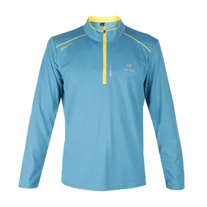 تی شرت ورزشی مردانه مدل نیم زیپ کد E67