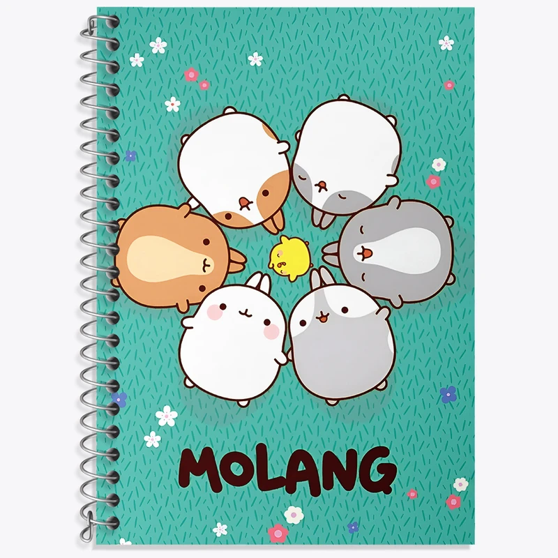 دفتر لغت 50 برگ خندالو طرح مولانگ (Molang) کد N3955