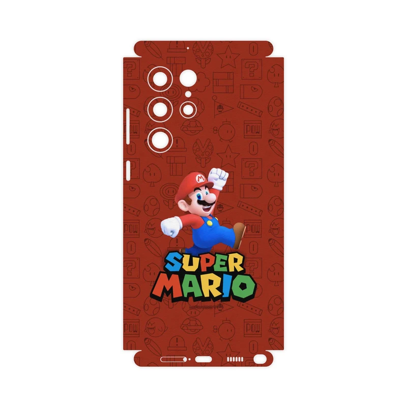 برچسب پوششی ماهوت مدل Super-Mario-Game-FullSkin مناسب برای گوشی موبایل سامسونگ Galaxy S22 Ultra 5G