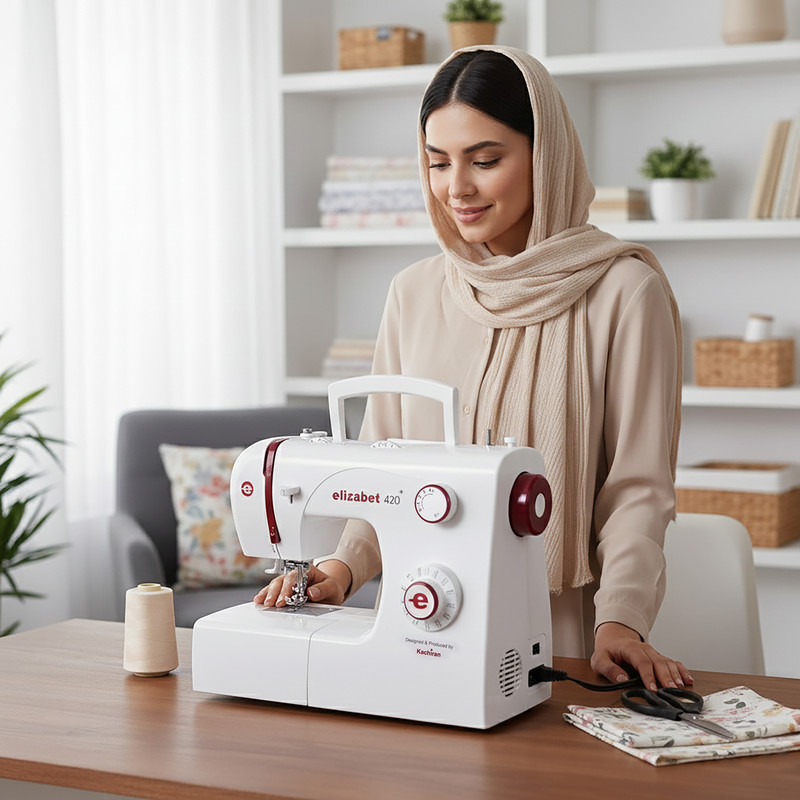 چرخ خیاطی کاچیران مدل elizabet 420 Plus