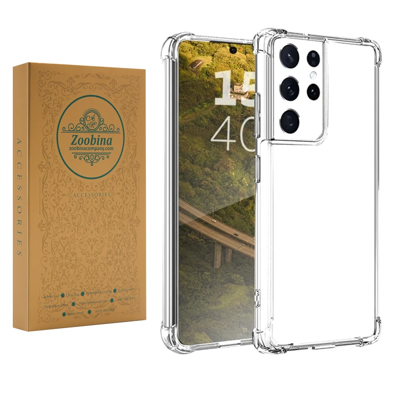 کاور زوبینا مدل Airbag مناسب برای گوشی موبایل سامسونگ Galaxy S23 Ultra