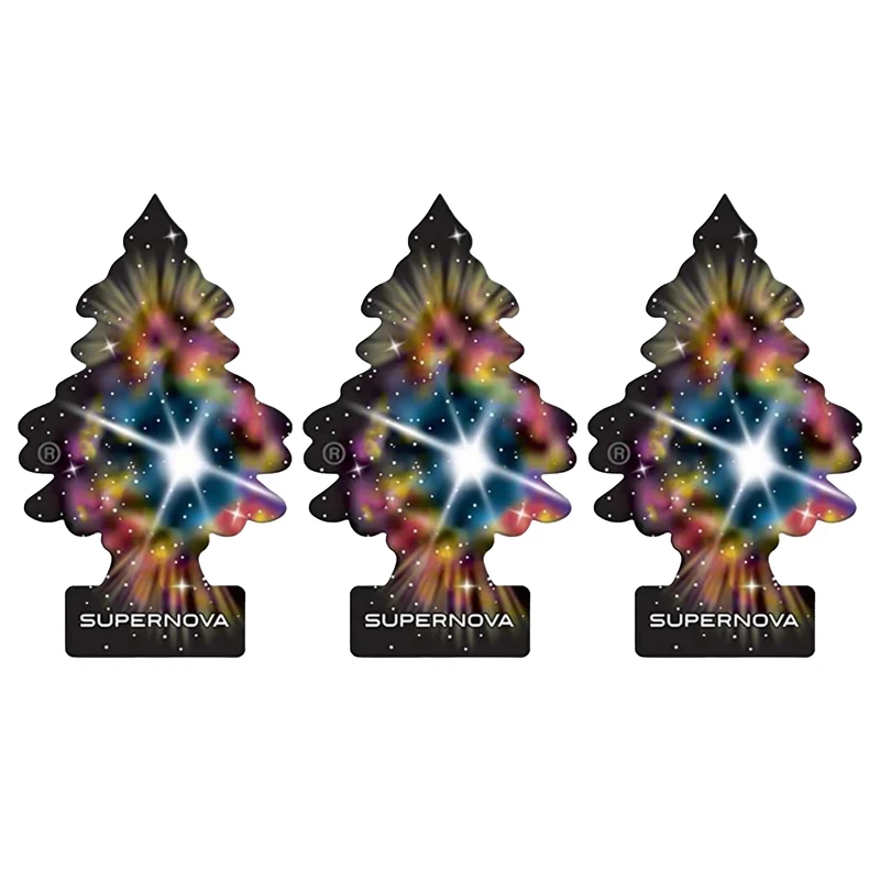 خوشبوکننده خودرو لیتل تریس مدل Trees رایحه SUPERNOVA بسته 3 عددی