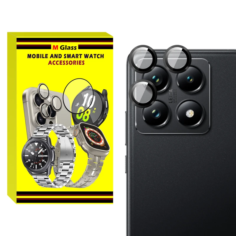 محافظ لنز دوربین رینگی ام‌گلس مدل Ring Protector مناسب برای گوشی موبایل شیائومی 14T Pro 5G