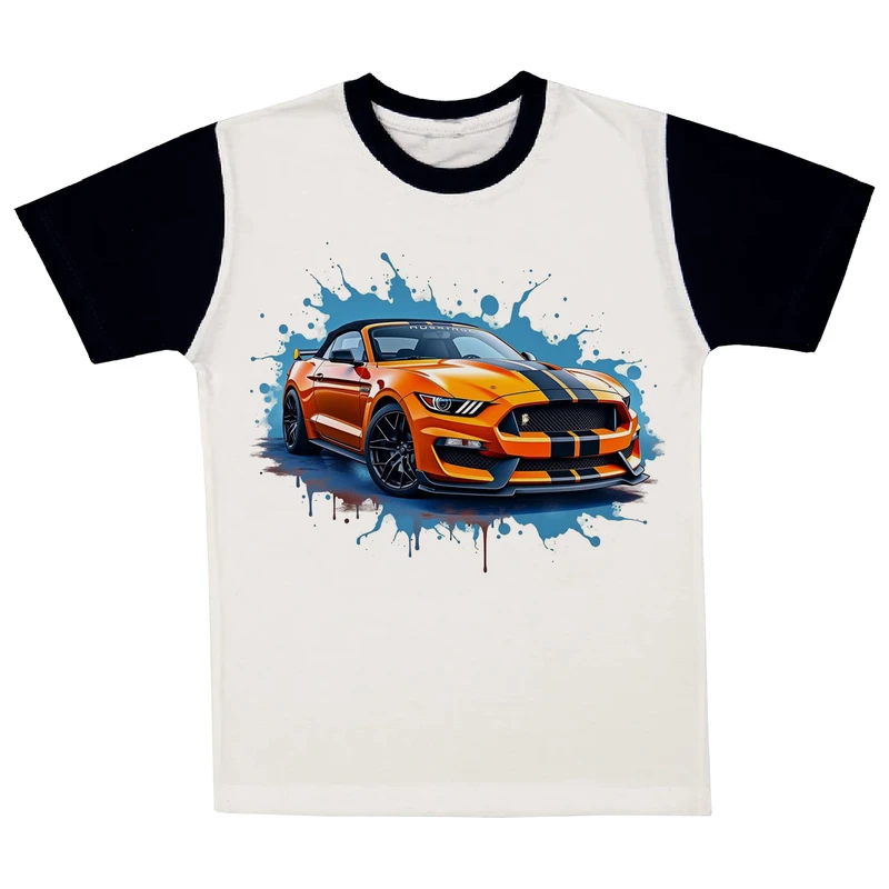 تی شرت آستین کوتاه پسرانه مدل ماشین کد A228