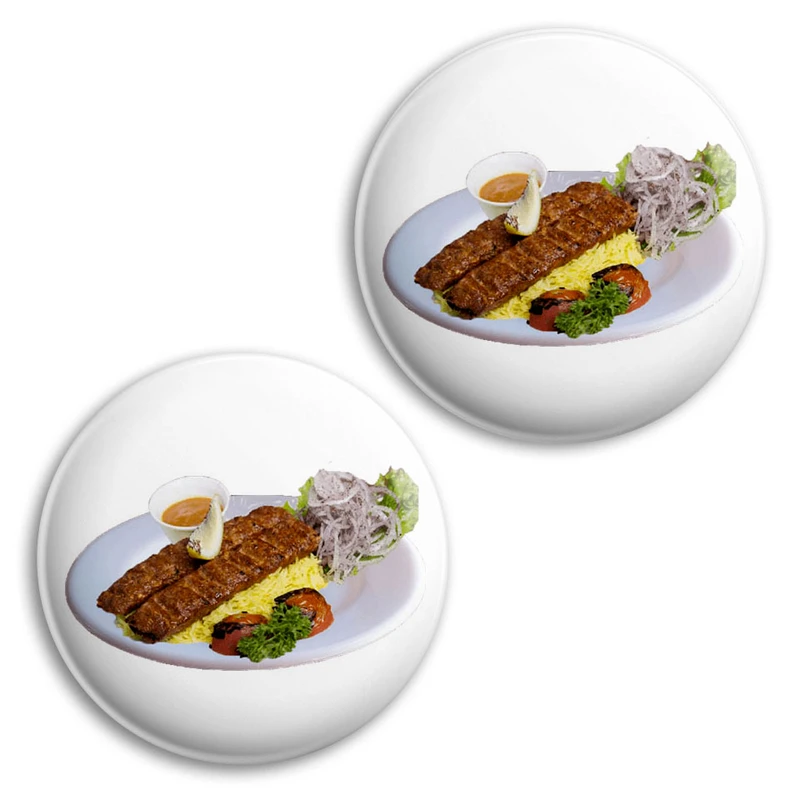 مگنت پرمانه طرح کباب کد pmag2.35333 مجموعه 2 عددی
