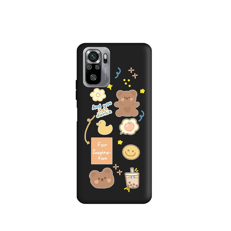 کاور قاب گارد طرح خرس بیر کد t6023 مناسب برای گوشی موبایل شیائومی Redmi Note 10s / Redmi Note 10 4G