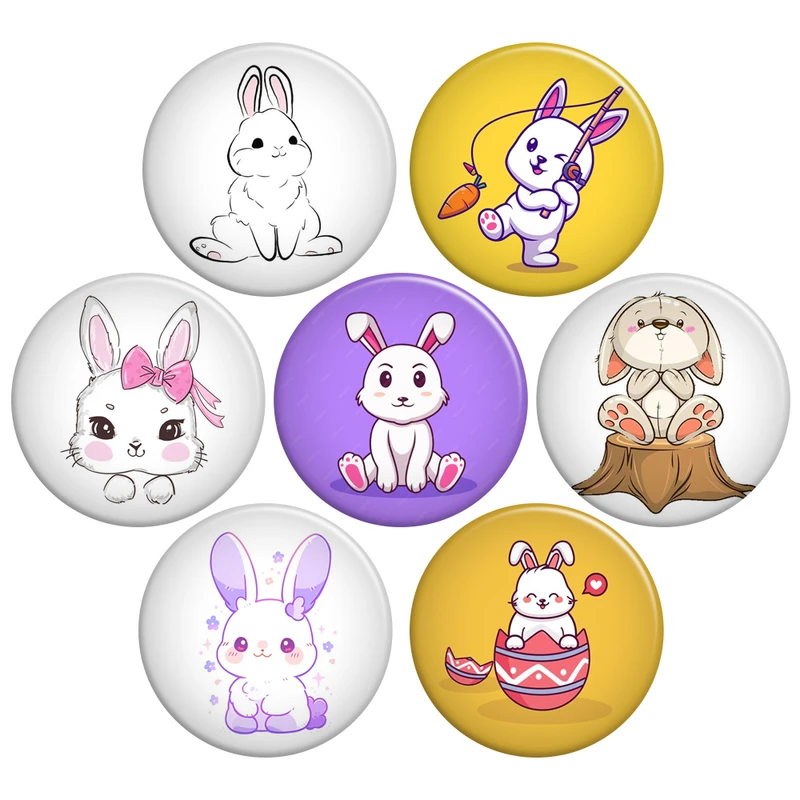 پیکسل گالری باجو طرح خرگوش کارتونی کد rabbit 8 مجموعه 7 عددی