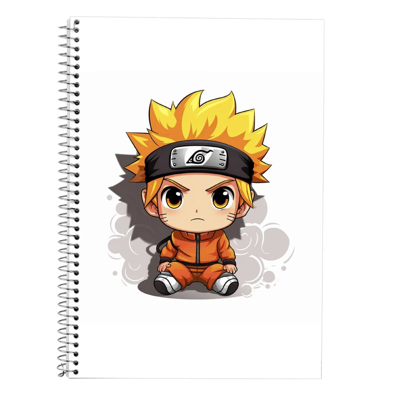 دفتر زبان 50 برگ مدوپد مدل سه خط طرح Naroto کد DF11322