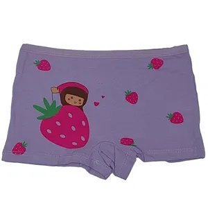 شورت دخترانه مدل نخی پادار توت فرنگی کد 1505