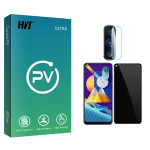 HVT PV Glass Privacy Ceramics Screen Protector For Samsung Galaxy M11 With Camera Lens Protector