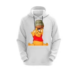 هودی زنانه مدل پو کد J217  رنگ سفید