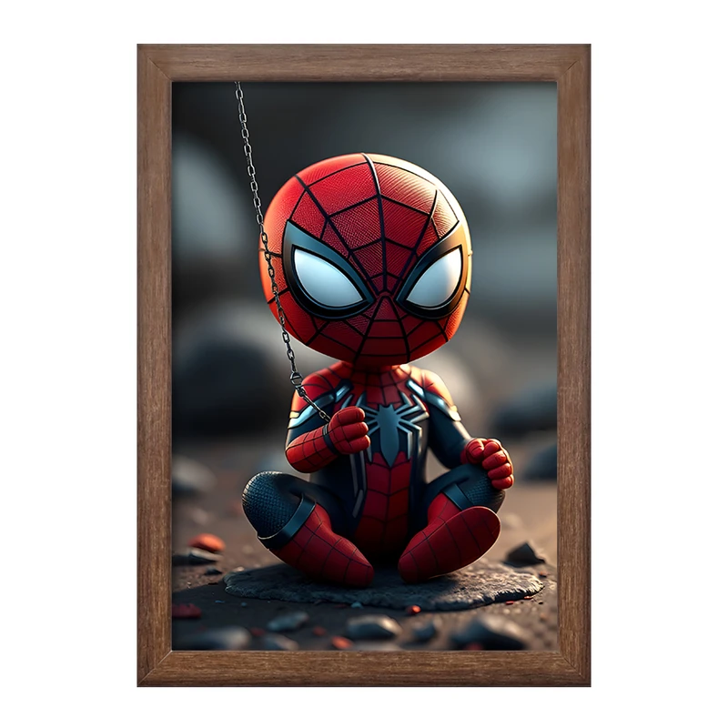 تابلو خندالو طرح مرد عنکبوتی کد F11664