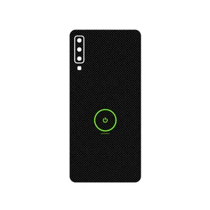 MAHOOT Minimal Power Button Cover Sticker for Samsung Galaxy A7 2018