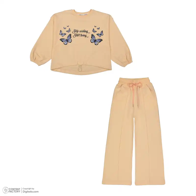 ست سویشرت و شلوار دخترانه لیومدل 1-6834