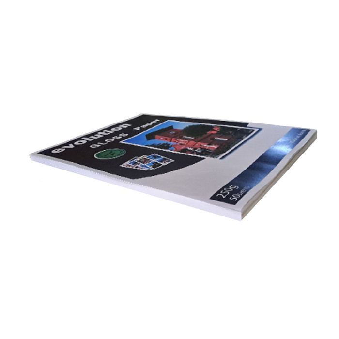مقوا گلاسه ایولوشن کد 250G سایز 21x29.7 سانتیمتر بسته 50 عددی مقوا گلاسه ایولوشن کد 250G سایز 21x29.7 سانتیمتر بسته 50 عددی