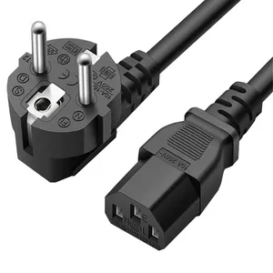 کابل برق سه پین منبع تغذیه کامپیوتر مدل P101 طول 1.5 متر