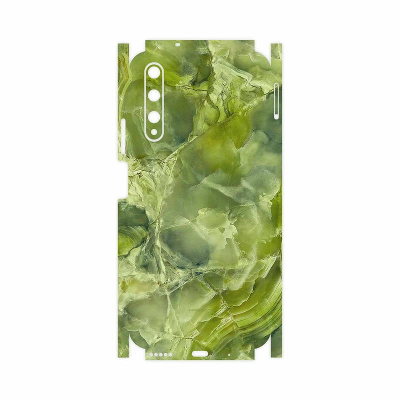برچسب پوششی ماهوت مدل Green Crystal Marble-FullSkin مناسب برای گوشی موبایل هوآوی Nova 5T