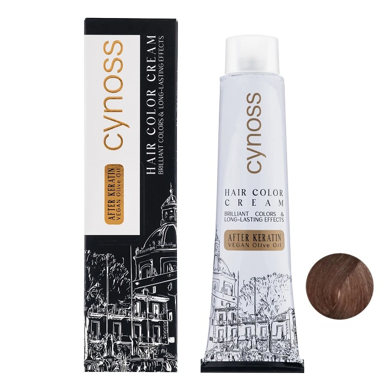 رنگ مو سینوس شماره 6.34 حجم 120 میلی لیتر رنگ بلوند شامپاین تیره