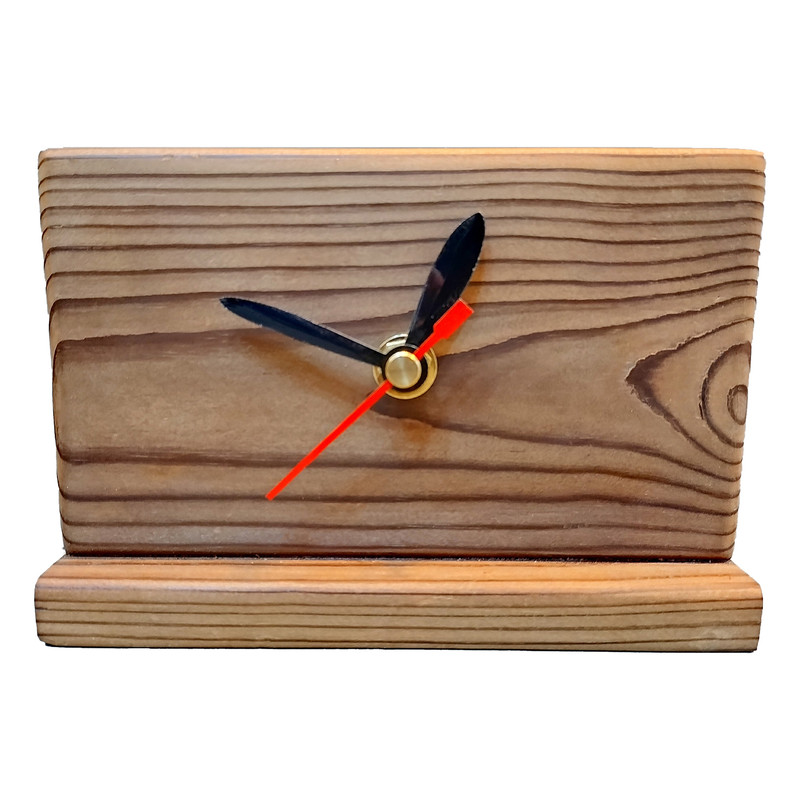 ساعت رومیزی چوبی مدل 8